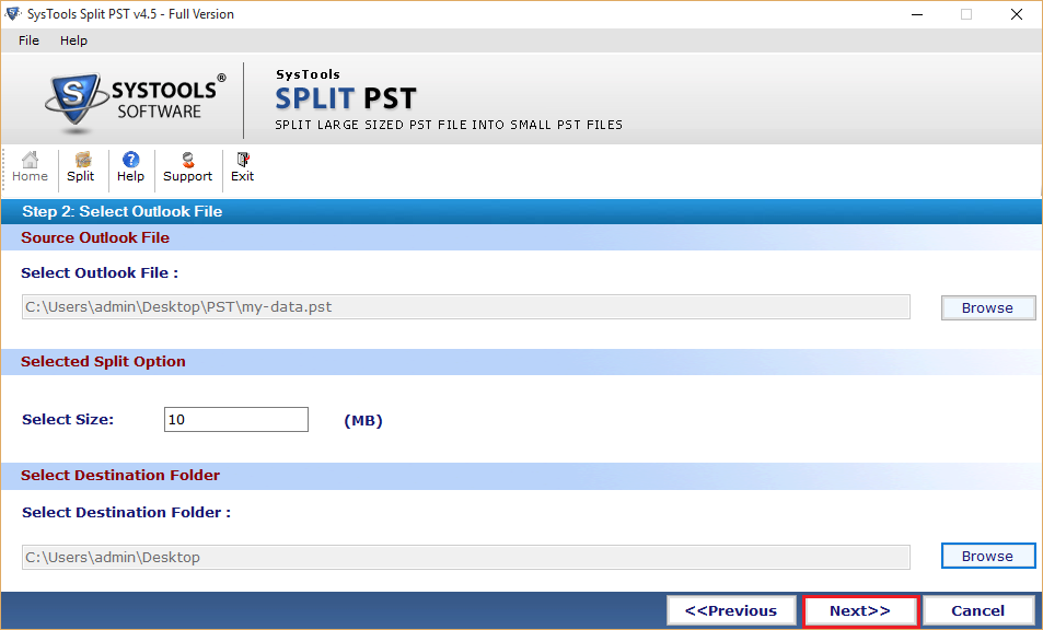 Split Process Begins